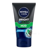 Sữa Rửa Mặt Nivea Men Bùn Khoáng Sạch Nhờn Mát Lạnh 100g