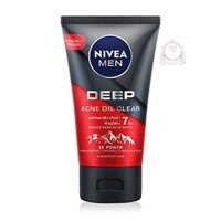 Sữa Rửa Mặt Nivea Men Deep Himalaya Sạch Sâu Ngừa Mụn 100g