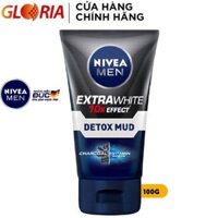 Sữa Rửa Mặt NIVEA MEN Detox Mud Bùn Khoáng Giúp Sáng Da Và Mờ Thâm Mụn 100g - 81775