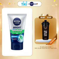 Sữa Rửa Mặt NIVEA MEN Hạt Mát Xa Sạch Nhờn Mát Lạnh 100G - 88880 - Sữa Rửa Mặt NIVEA MEN Bọt Mịn Sạch Nhờn Mát Lạnh  NIVEA 100G - 88869