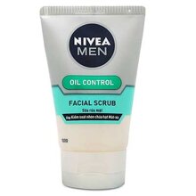 Sữa rửa mặt Nivea Men Oil Control Facial Scrub giảm nhờn mụn 100g