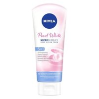 Sữa Rửa Mặt Nivea Tinh Chất Ngọc Trai Làm Sáng Da/ Sạch Nhờn  Nivea 5in1 Tuýp 100g