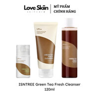 Sữa rửa mặt, Nước cân bằng da trà xanh Isntree Green Tea Fresh Toner, Cleanser
