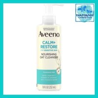 Sữa rửa mặt nuôi dưỡng và phục hồi cho da nhạy cảm Aveeno Calm and Restore Nourishing Oat Cleanser 232ml