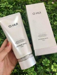 Sữa Rửa Mặt Ohui Extreme White Foam - Dưỡng Trắng Da 160ml