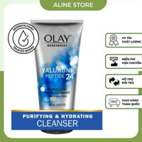 Sửa rửa mặt Olay Regenerist Hyaluronic + Peptide 24 Revitalizing Facial Cleanser 150ml.
