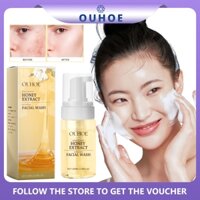 Sữa rửa mặt OUHOE Honey 100ml Sữa rửa mặt Hỗ trợ giảm mụn Làm mới làm sạch sâu Sữa rửa mặt nhẹ Bọt