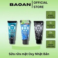 Sữa rửa mặt Oxy cho nam Nhật Bản 130g deep wash/clear wash/ perfect wash; Sữa rửa mặt dành cho Nam giới Nhật Bản