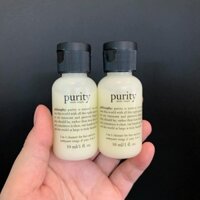 Sữa Rửa Mặt Philosophy Purity Made Simple 3 In 1 Cleanser For Face And Eyes (30ml)