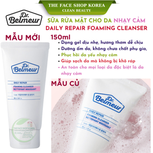 Sữa rửa mặt phục hồi da Dr. Belmeur Daily Repair Foam Cleanser 150ml