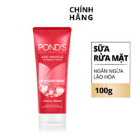 Sữa rửa mặt Pond's Age Miracle mờ đốm nâu và nếp nhăn với 50X Hexyl-Retinol 100G