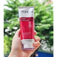 Sữa rửa mặt Pond's đỏ chống lão hóa Age Miracle 100g