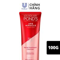 Sữa Rửa Mặt PONDS Dưỡng ẩm Chống lão hoá Dưỡng ẩm Làm sáng và đều màu da 100g