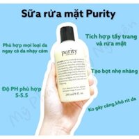 Sữa rửa mặt Purity 240ml quốc dân của Mỹ Philosophy Purity Made Simple