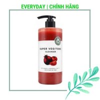 Sữa Rửa Mặt Rau Củ 3 Trong 1 Màu Đỏ Tẩy Trang Rửa Mặt Thải Độc Sủi Bọt Byvibes Wonder Bath Super Vegitoks Cleanser 300ml