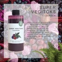 Sữa rửa mặt rau củ thải độc Super vegitoks Tím+ Tặng kèm 1 chai mini bất kì