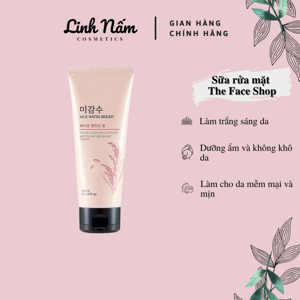 Sữa rửa mặt Rice Water Bright Cleansing Foam 150ml