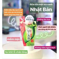 Sữa rửa mặt Rohto Shirochasou green tea foam