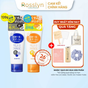 Sữa rửa mặt Rosette làm sáng da 120g