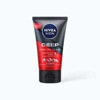 Sữa rửa mặt sạch sâu cho nam Nivea Men Nivea Men Deep Rapid Acne Oil Clear (100g)