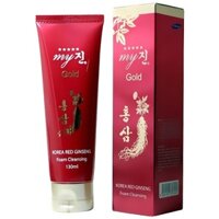 Sữa rửa mặt sâm đỏ Hàn Quốc trắng da My Gold Korea Red Ginseng Foam Cleansing 130ml