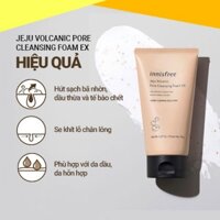 Sữa rửa mặt se khít lỗ chân lông innisfree Volcanic Pore Cleansing Foam Ex 150ml