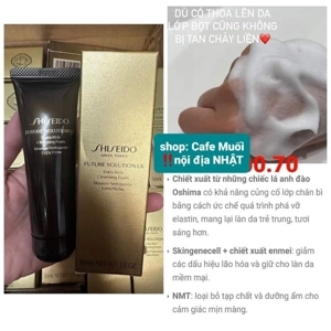 Sữa rửa mặt Shiseido Future Solution LX Extra Rich Cleansing Foam