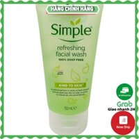 Sữa Rửa Mặt Simple Gel Kind To Skin Refreshing Facial Wash Gel 150ml