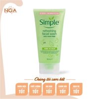 Sữa Rửa Mặt Simple Gel Kind To Skin Refreshing Facial Wash Gel 150ml