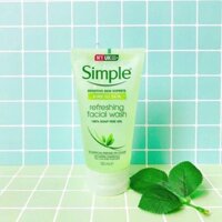 Sữa Rửa Mặt Simple Gel Kind To Skin Refreshing Facial Wash Gel