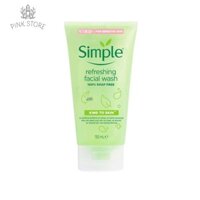 Sữa Rửa Mặt Simple Gel Kind To Skin Refreshing Facial Wash Gel - 150ml