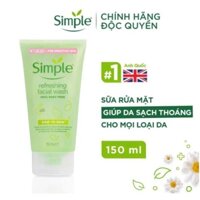 Sữa Rửa Mặt Simple Kind To Skin Refreshing Facial Wash Gel - HaLu Shop