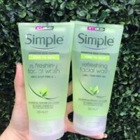 Sữa rửa mặt Simple Kind To Skin Refreshing Facial Wash Gel miu510