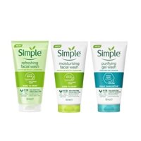 Sữa rửa mặt Simple Kind to Skin Refreshing Facial Wash Gel 150ml.