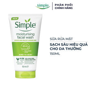 Sữa rửa mặt Simple Moisturising Facial Wash 150ml