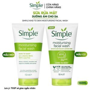 Sữa rửa mặt Simple Moisturising Facial Wash 150ml