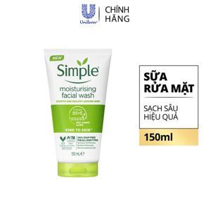 Sữa rửa mặt Simple Moisturising Facial Wash 150ml