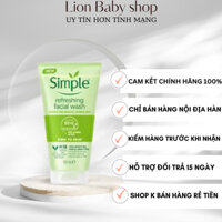 Sữa Rửa Mặt Simple Refreshing Facial Wash Gel 150ml mọi loại da