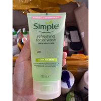 Sữa Rửa Mặt Simple Refreshing Facial Wash Gel 150ml
