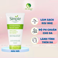 Sữa Rửa Mặt Simple Moisturising Facial Wash Cho Da Khô 150ml