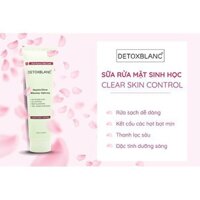 Sữa Rửa Mặt Sinh Học Detox BlanC Clear Skin Control (150ml)