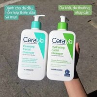 SỮA RỬA MẶT SRM CERAVE DA KHÔ HYDRATING CLEANSER 355ML: