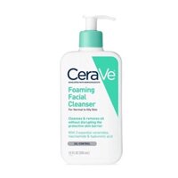 Sữa rửa mặt Srm Dành cho da thường & da dầu Cerave Foaming Facial Cleanser (473ml)