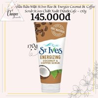 Sữa Rửa Mặt St.ives Rice & Energize Coconut & Coffee Scurb St.ives Chiết Xuất Dừa & Caffee - 170g