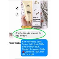 Sữa rửa mặt Sữa non lên men và hạt massage dâu tây li ti LêNi