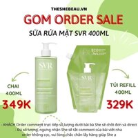 SỬA RỬA MẶT SVR DẠNG TÚI & CHAI