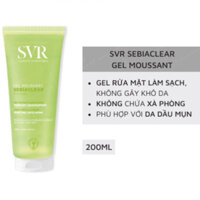 Sữa rửa mặt SVR Sebiaclear Gel Moussant 200ml mẫu mới