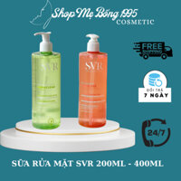 Sữa Rửa Mặt SVR Sebiaclear Gel Moussant & Topialyse Gel Lanvant Pháp 200ml 400ml