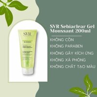 sữa rửa mặt SVR Sebiaclear Gel Moussant 200ml