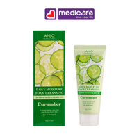 Sữa rửa mặt tạo bọt ANJO dưỡng ẩm 100g - 0133695 Cucumber